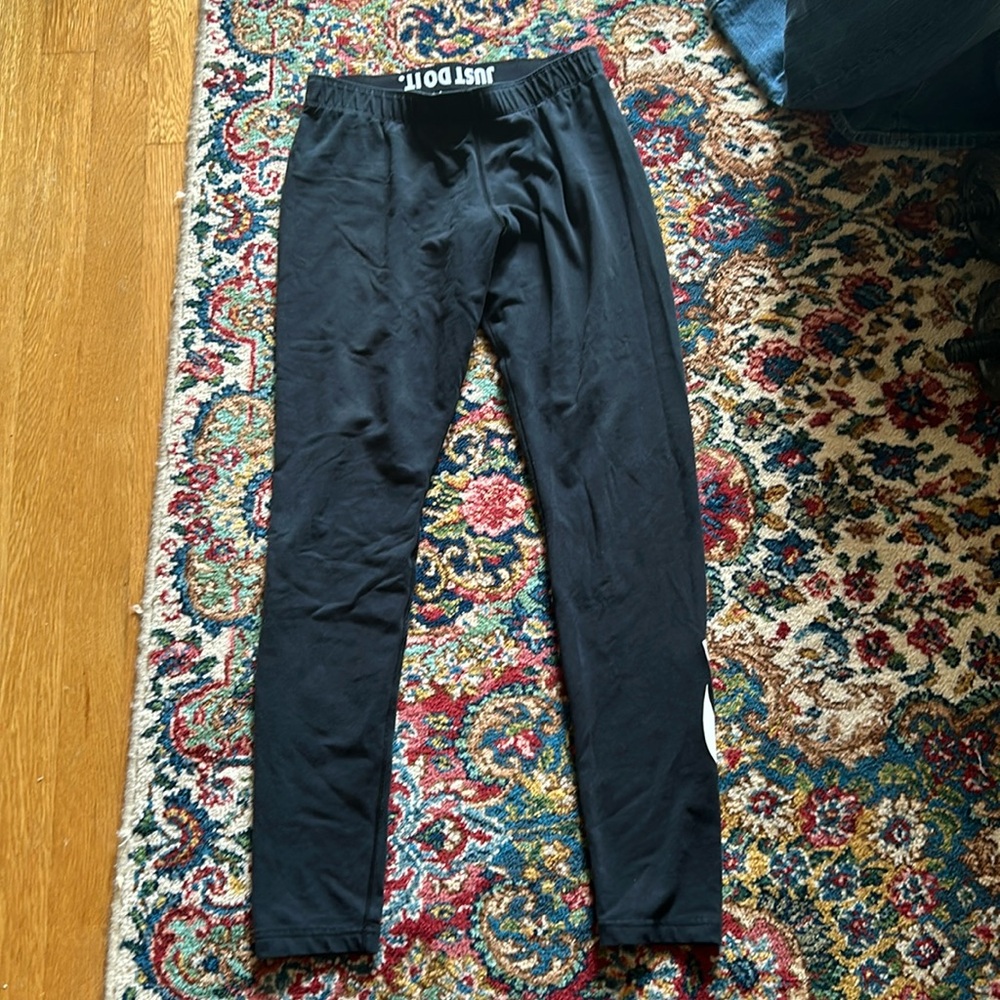 Nike cotton leggings youth m